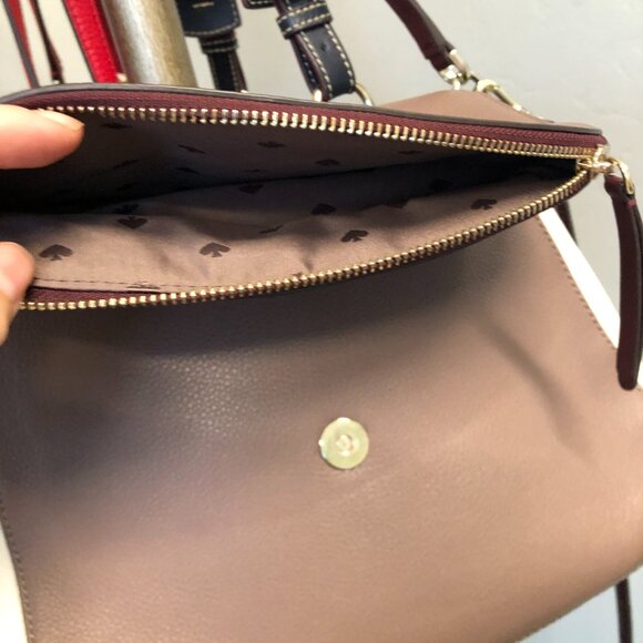KATE SPADE color block shoulder & crossbody bag - Picture 3 of 15